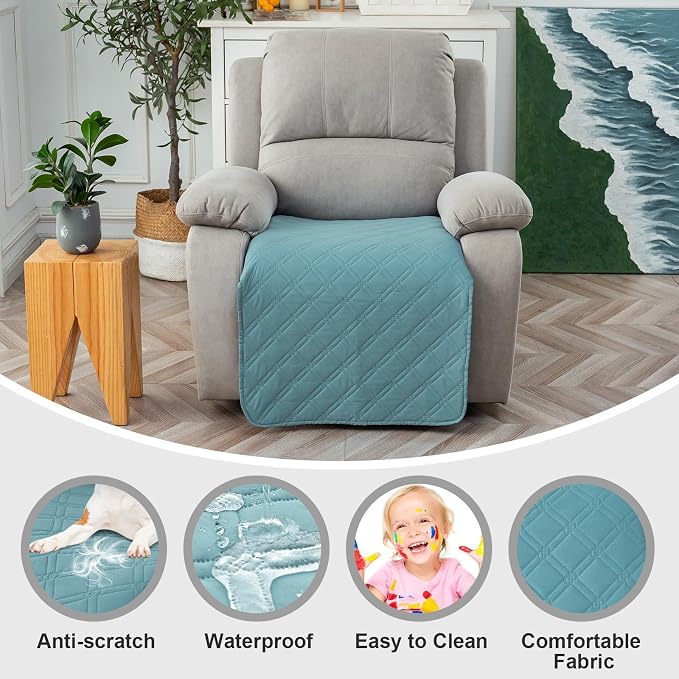 Genina Waterproof Recliner Chair Covers, Recliner Cover - Image 2