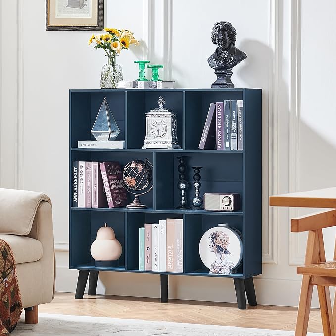 LEYAOYAO 8 Cube Bookshelf, 3 Tier Bookcase - Image 7