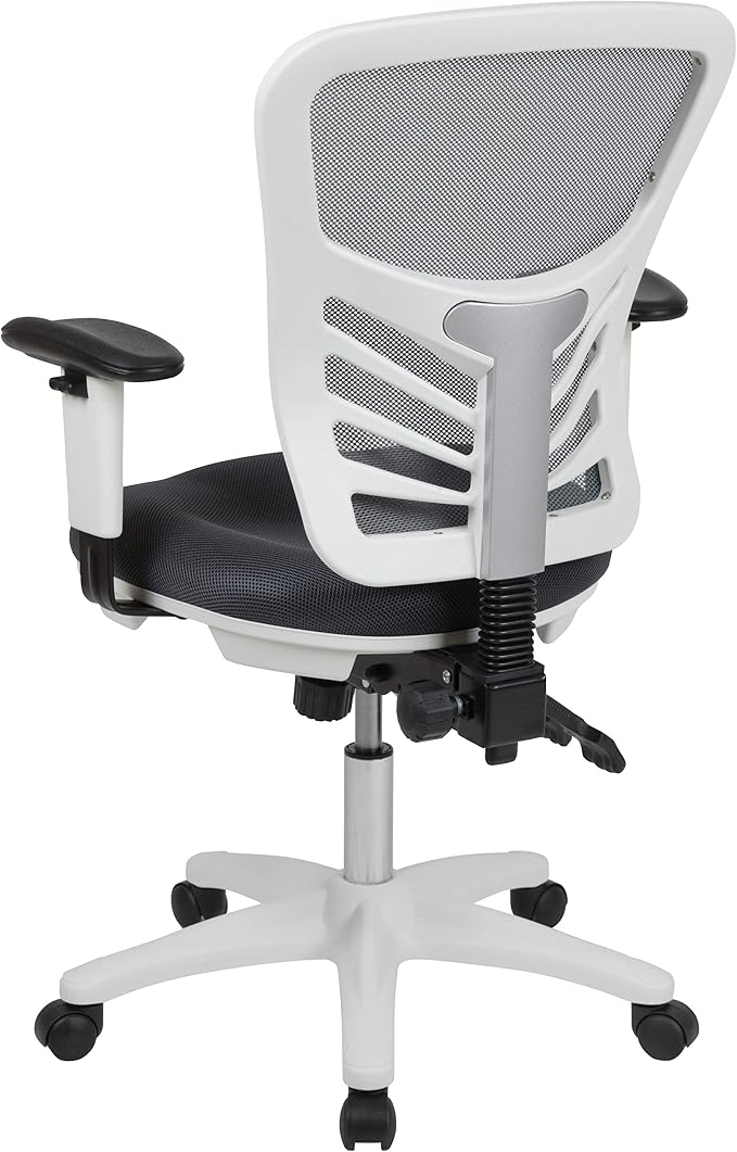 Flash Furniture Nicholas Mid-Back Swivel Office and Gaming Chair, Ergonomic - Image 5