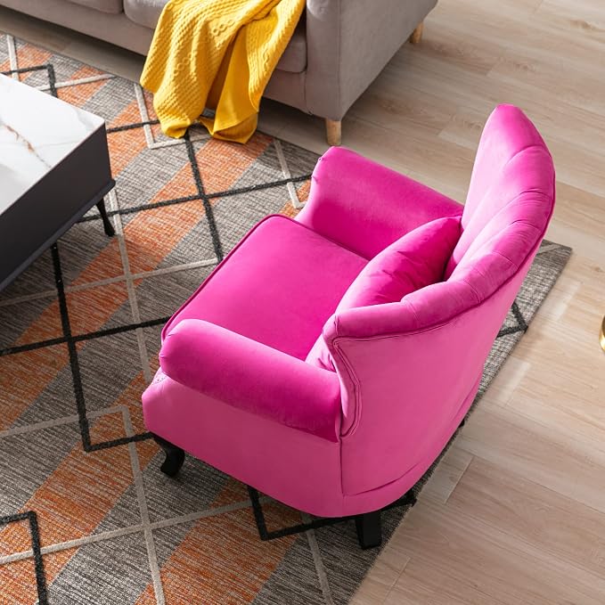 Velvet Accent Chairs Set of 2 - Image 7