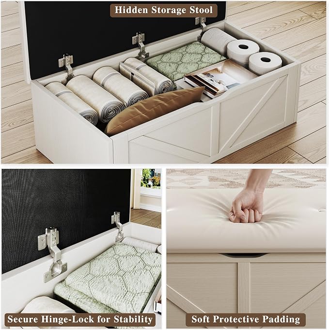 HUAHUU Coffee Table, 31.5 Lift Top Coffee Tables - Image 4