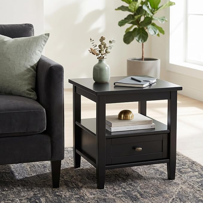 SIMPLIHOME Warm Shaker End Table - Image 2