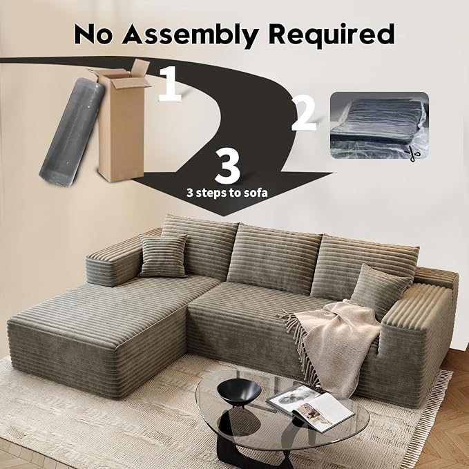 107.5" Cloud Modular Sectional Sofa Couch - Image 6