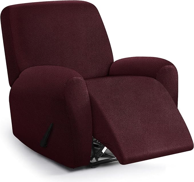 ANARACHON Leather Look Recliner Chair Covers, 4-Pieces Stretch Recliner Cover by ANARACHON