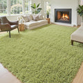9x12 Area Rugs for Living Room Bedroom, Large Area Rug Shag Shaggy Carpet Soft by Junhejiamei