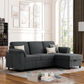 Vongrasig Convertible Sectional Sofa Couch, 3 Seat L Shaped Sofa by Vongrasig
