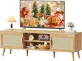 SUPERJARE Boho TV Stand for 65 Inch TV, Entertainment Center by SUPERJARE