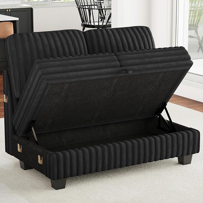 Belffin Corduroy Fabric Loveseat Module - Image 3