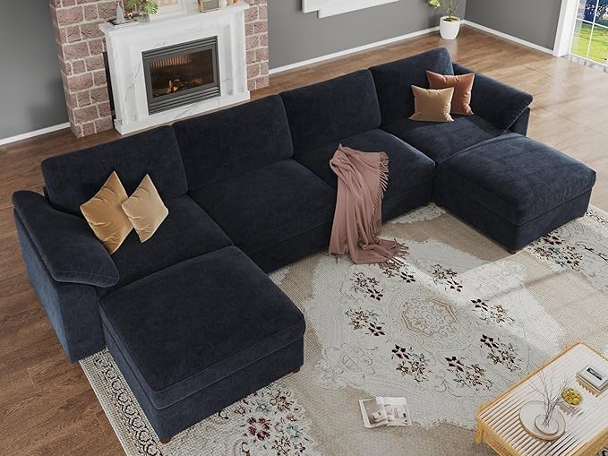 EASE MOOSE Oversized Modular Sectional Sofa, FSC Certified Extra Large U Shape - Image 3