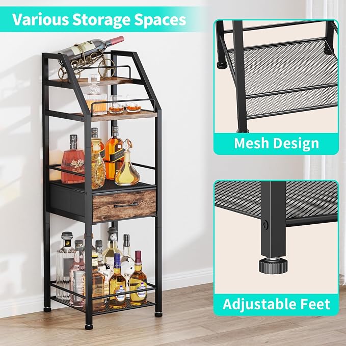 HapiRm Wine Rack Freestanding Floor - Image 2
