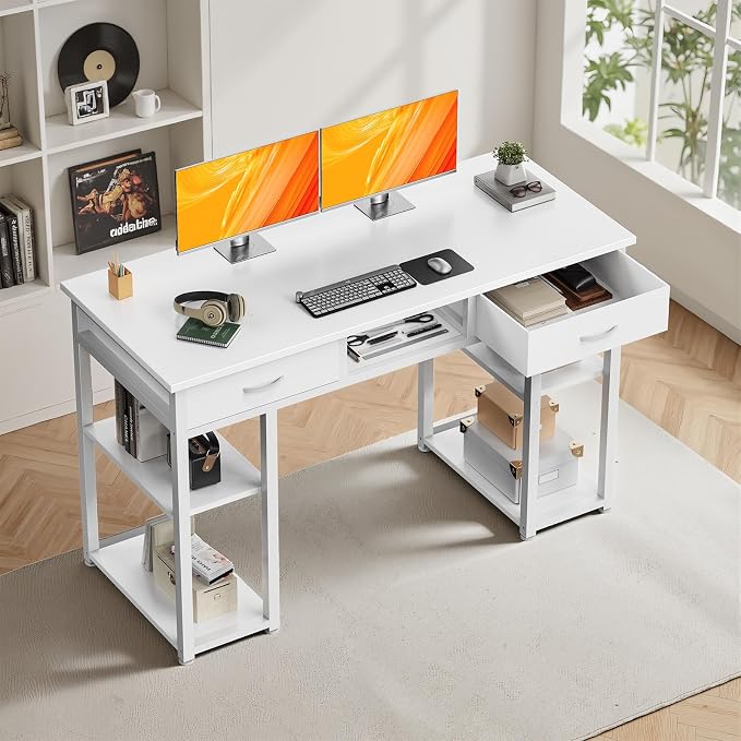 DUMOS 48" Small Computer Home Office Desk - Image 9