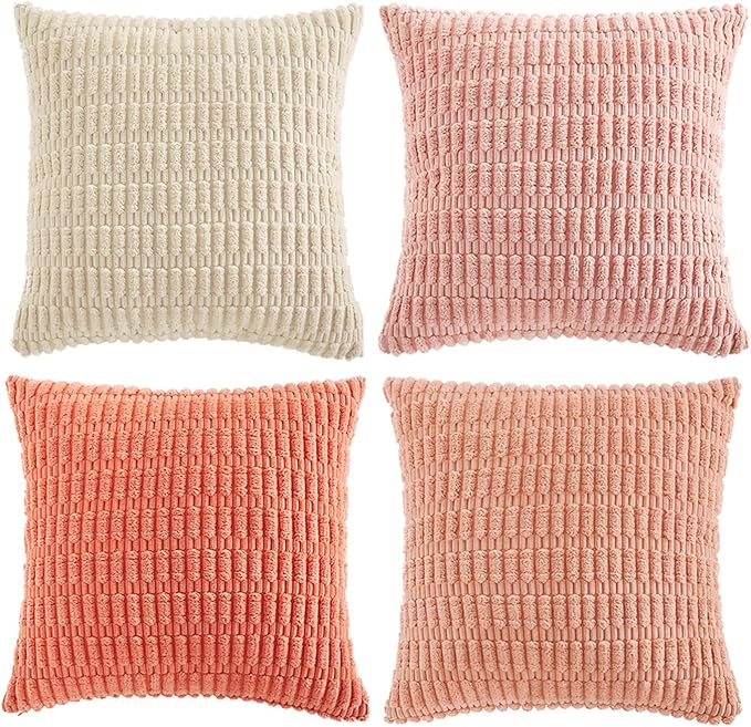 Fancy Homi 4 Packs Decorative Throw Pillow Covers - Image 9