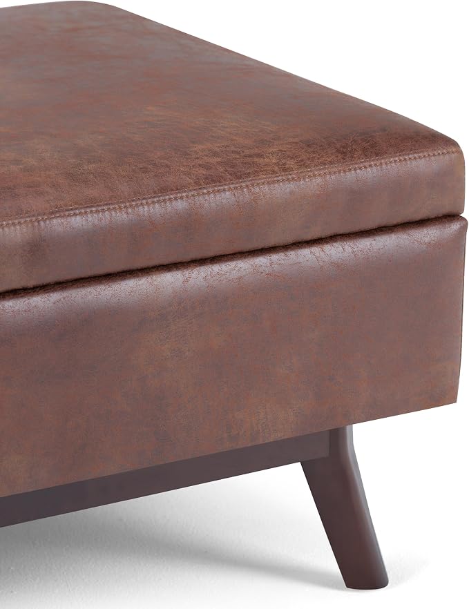 SIMPLIHOME Owen Coffee Table Storage Ottoman - Image 10