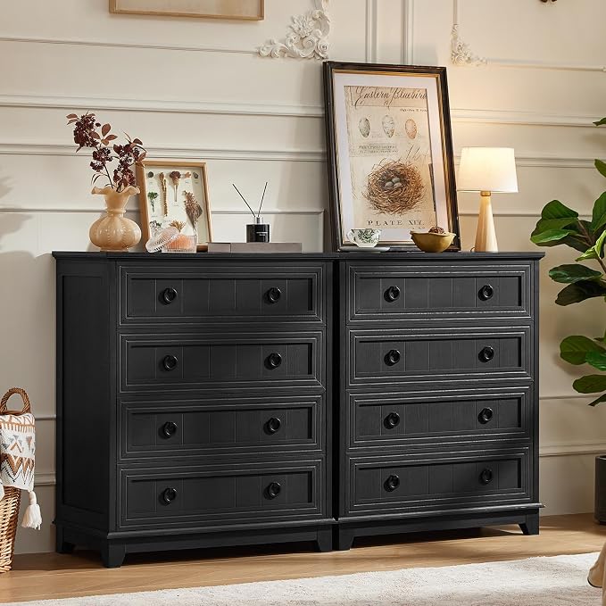 Joaxswe Farmhouse 4 Drawer Dresser - Image 6