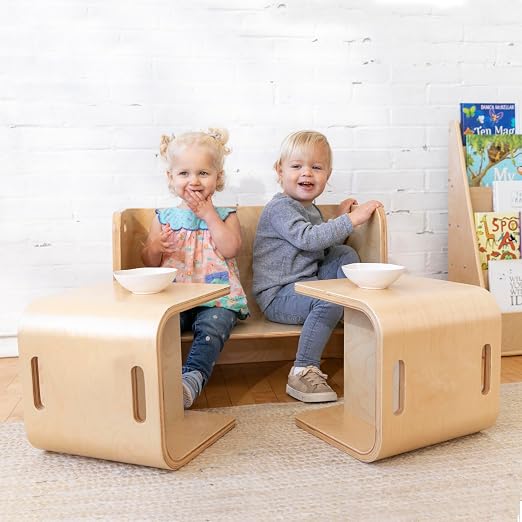 ECR4Kids Premium Bentwood Multipurpose Table and Chair Set, Kids Furniture - Image 11