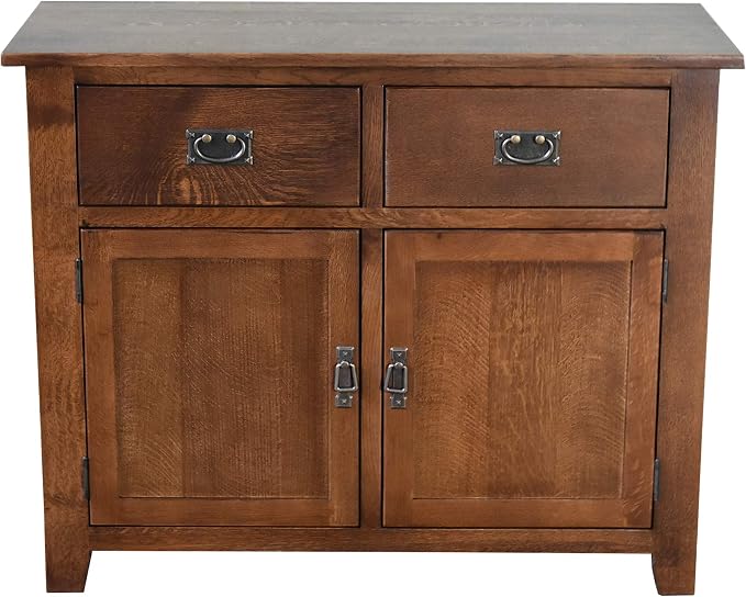 Crafters and Weavers Mission 2 Door 2 Drawer Cabinet - Image 3