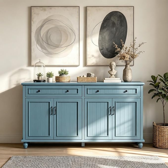 Scurrty Sideboard Buffet Cabinet, Vintage Coffee Bar Cabinets by Scurrty