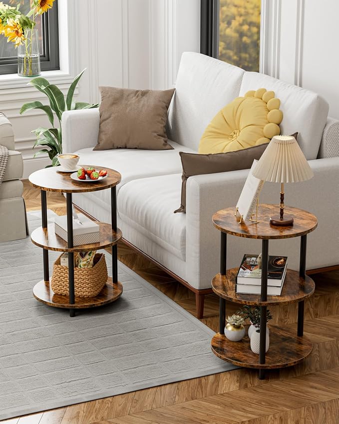 XBurmo Small Round Coffee Table - Image 5