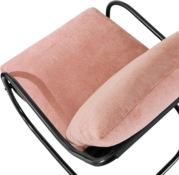 Peace nest Modern Accent Chair, Soft Upholstered Armchair - Image 9