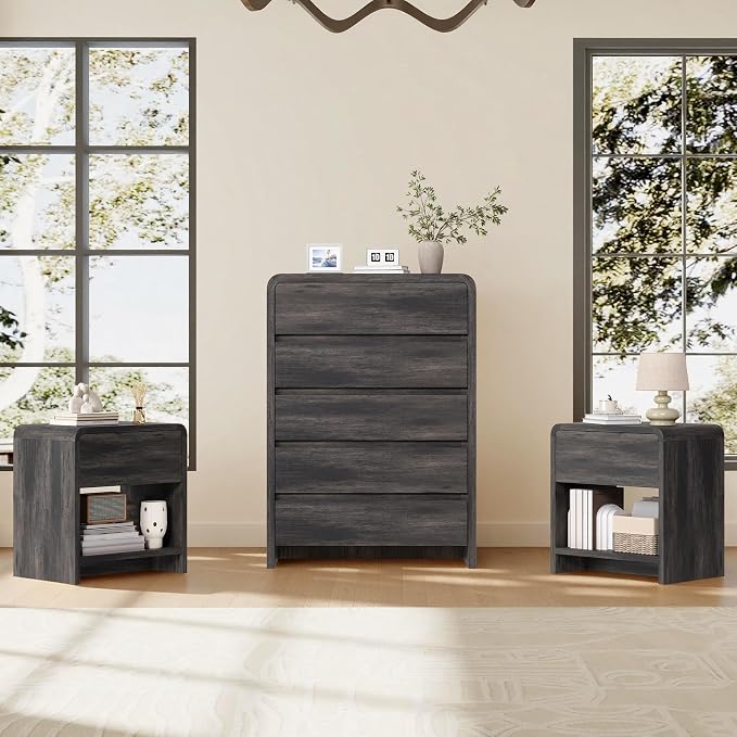 AMERLIFE Modern 3-Piece Bedroom Furniture Set by AMERLIFE