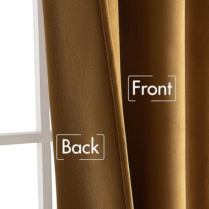 MIULEE Velvet Curtains 108 inches - Image 6