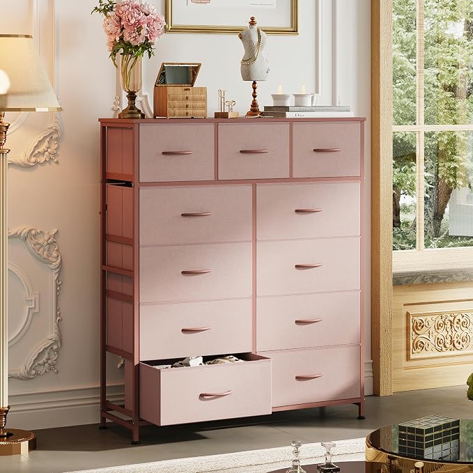 WLIVE Tall Dresser for Bedroom, Fabric Dresser Storage Tower, Chest of Drawers - Image 4