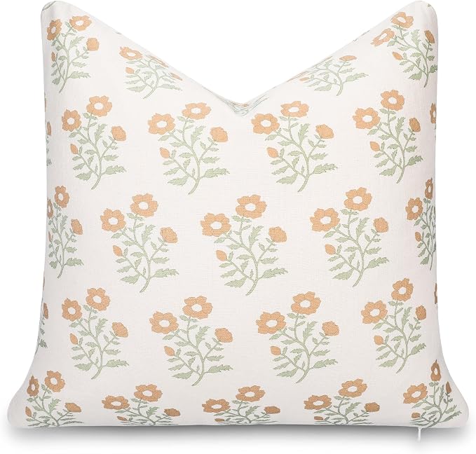 Crumbs Home Modern Farmhouse California Casual Indoor Outdoor Throw Pillow Cover by CRUMBSHOME