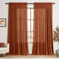 Nanspring Extra Wide Linen Curtains by Nanspring