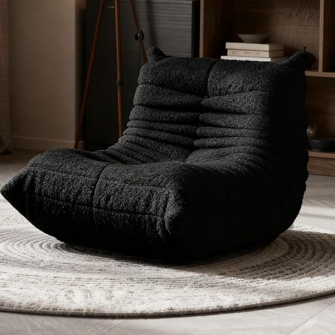 Giant Bean Bag Chair for Adults, Comfy Chairs for Bedroom, Memory Foam Chair - Image 7