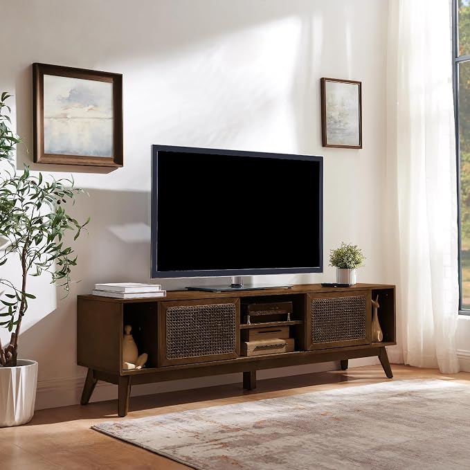 LKTART 68 Inch Mid Century Modern TV Stands - Image 3