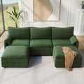 Vesgantti 108" U Shaped Sectional Couch, Comfy Cloud Modular Sectional Sofa by Vesgantti