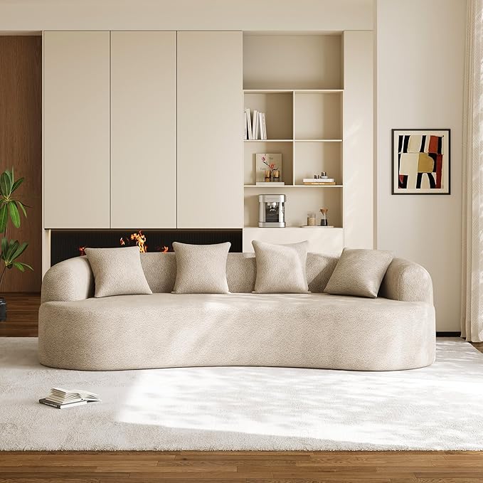Oversized Sectional Sofa for Living Room, Modern Luxury Plush Chenille 4-Seater - Image 3