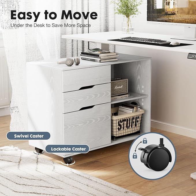 DUMOS Rolling File Cabinet - Image 6