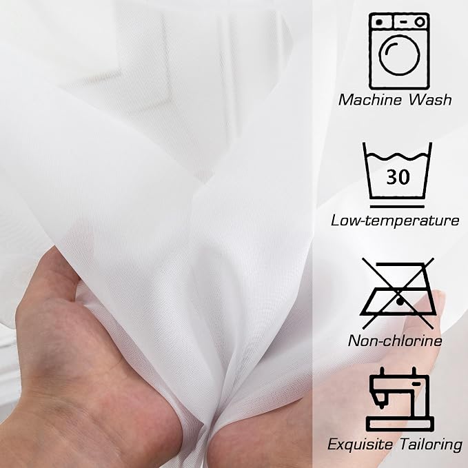 Simplebrand White Valances 14 Inches Long - Image 7