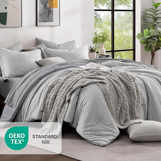 Monbix King Size Comforter Set, King Size Comforter Set 7 Pieces, Cationic - Image 5