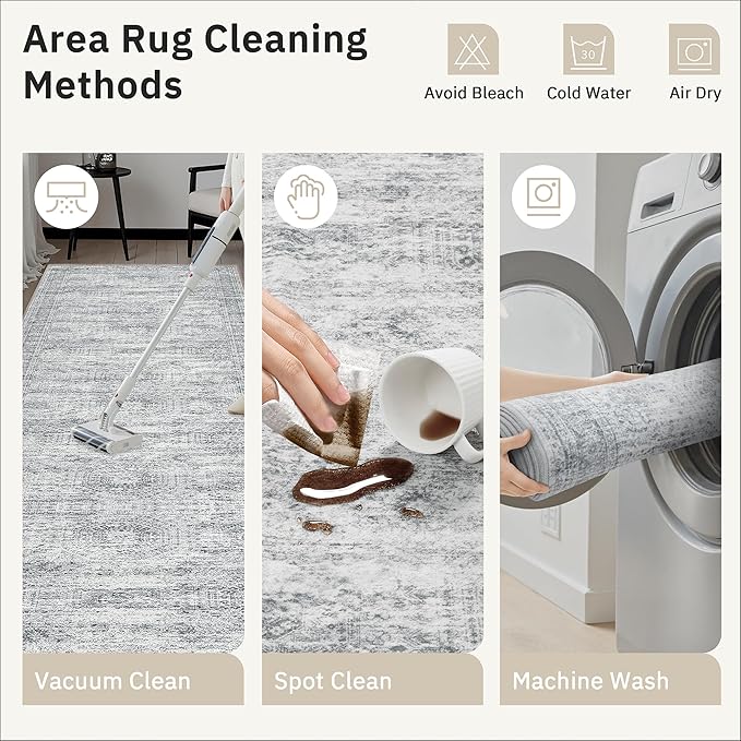 Runner Rug 2x5 Washable Non-Slip Kitchen Runner Rugs - Image 9