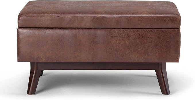 SIMPLIHOME Owen Coffee Table Storage Ottoman - Image 6