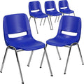 Flash Furniture 5 Pack HERCULES Series 440 lb. Capacity Kid's Navy Ergonomic by FlashFurniture