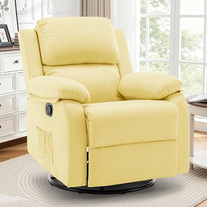 Korser Recliner Chair, 360 Swivel Rocker Chair by KORSER