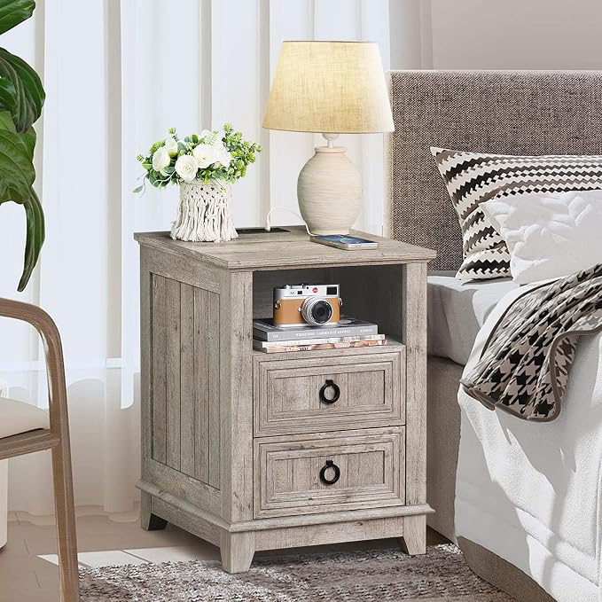 Joaxswe 18" Farmhouse Night Stand - Image 8