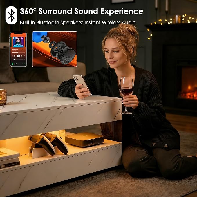 47.2" LED Smart Coffee Table - Image 3