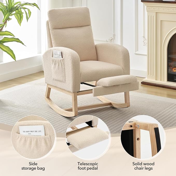 Rocking Chair Nursery, Nursing Rocking Chairs - Image 5