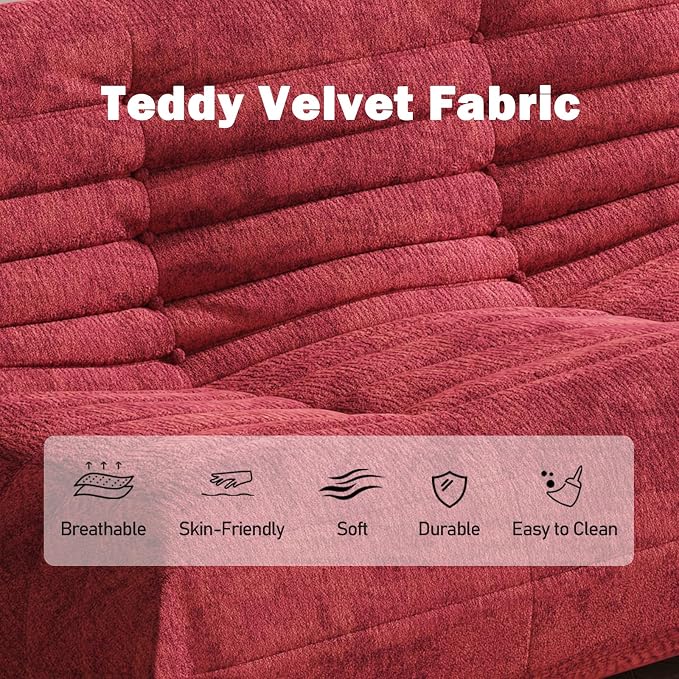 YVDNHP Bean Bag Chair, Loveseat Fireside Chair Bean Bag Sofa Large Bean Bag - Image 6