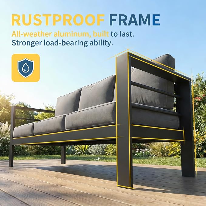 Solaste Aluminum Patio Furniture Set - Image 2