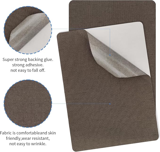 SYLVASS 8x11 Inch Fabric Repair Patches, Self-Adhesive Linen Patch - Image 3