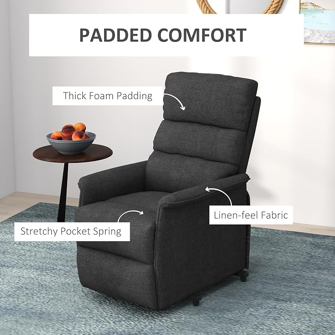 HOMCOM Power Lift Recliner Chair - Image 6