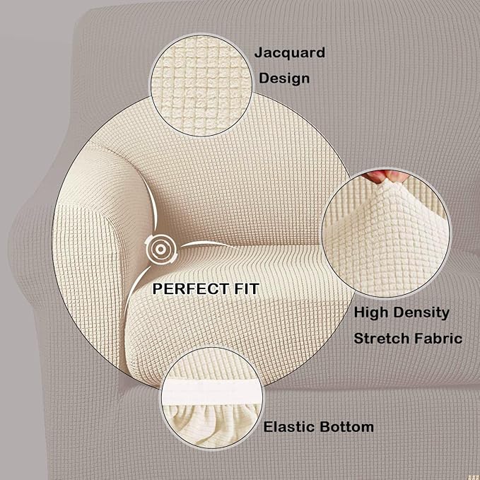 Turquoize Sofa Covers Washable 2 Piece Sofa Covers - Image 2