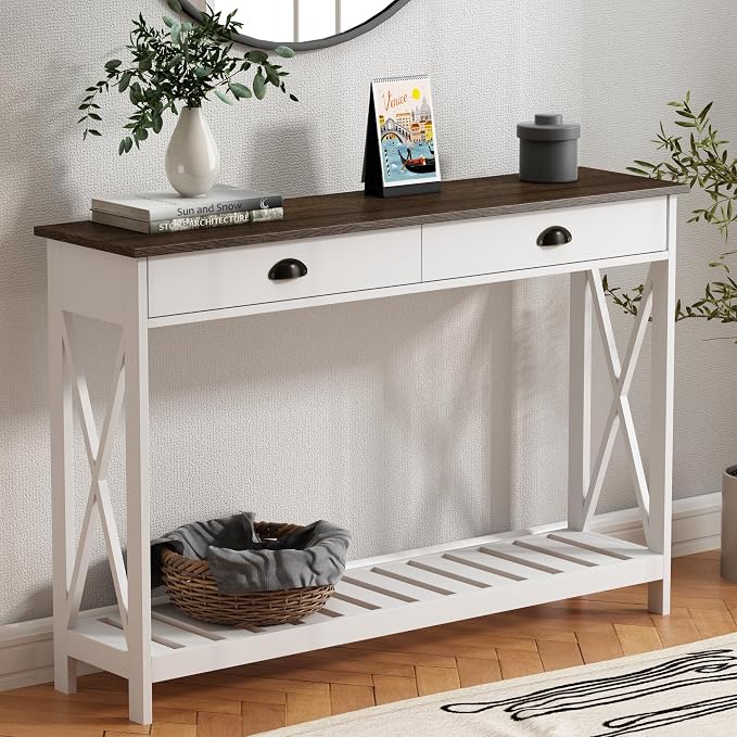 ChooChoo 47" Farmhouse Console Table - Image 4