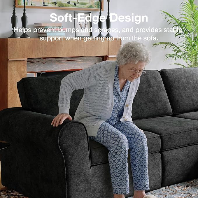 Novilla 108" Modular Sectional Sofa, Modular Sectional Couches - Image 8