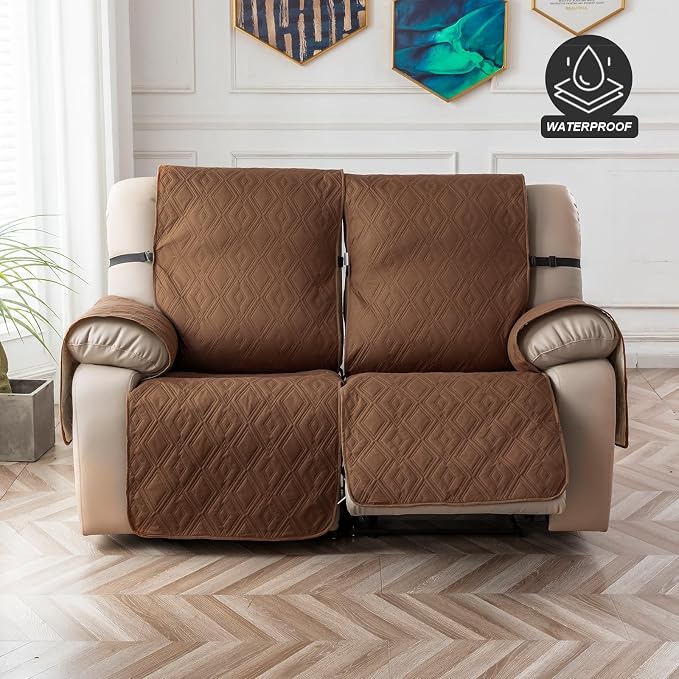 Genina Waterproof Loveseat Recliner Cover Non-Slip, Sofa Cover - Image 8